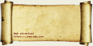 Minja Berček vizit kartica